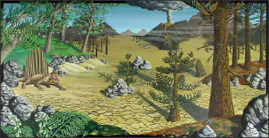 Permian Period. 250-290 million years ago